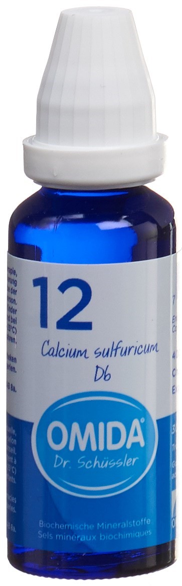 OMIDA SCHÜSSLER Nr12 Cal sulf Dil D 6 Fl 30 ml