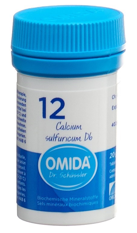 OMIDA SCHÜSSLER Nr12 Cal sulf Tabl D 6 Ds 100 g