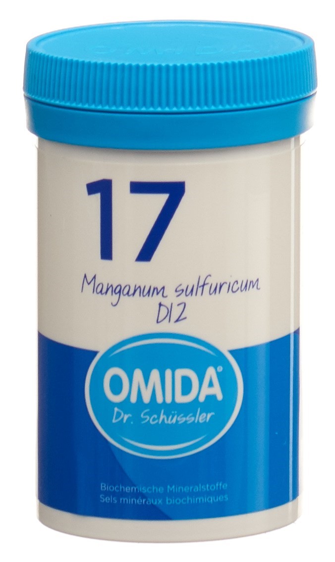 OMIDA SCHÜSSLER Nr17 Mang sulf Tabl D 12 Ds 100 g