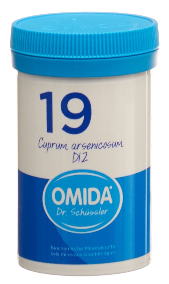 OMIDA SCHÜSSLER Nr19 Cupr arsen Tabl D 12 Ds 100 g