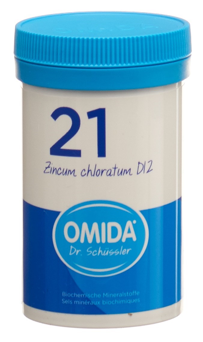 OMIDA SCHÜSSLER Nr21 Zinc chlor Tabl D 12 Ds 100 g