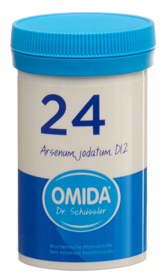 OMIDA SCHÜSSLER Nr24 Arsenum jod Tabl D 12 100 g