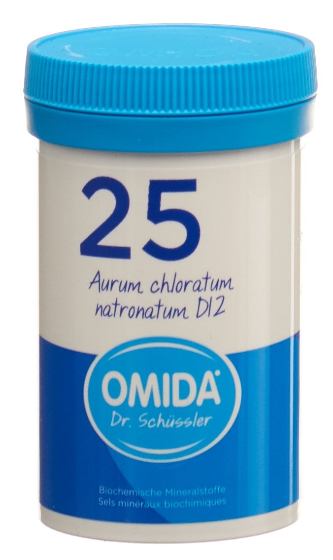 OMIDA SCHÜSSLER Nr25 Aur chlo nat Tabl D 12 100 g