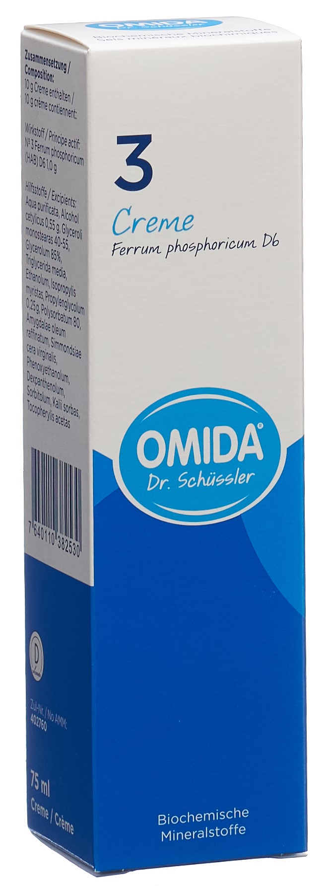 OMIDA SCHÜSSLER Nr3 Ferr phos Creme D 6 Tb 75 ml
