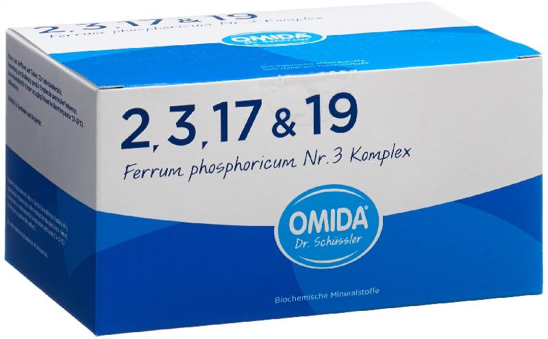 OMIDA SCHÜSSLER Nr3 Ferr phos Komp Plv Btl 30 Stk