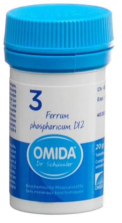 OMIDA SCHÜSSLER Nr3 Ferr phos Tabl D 12 Ds 100 g