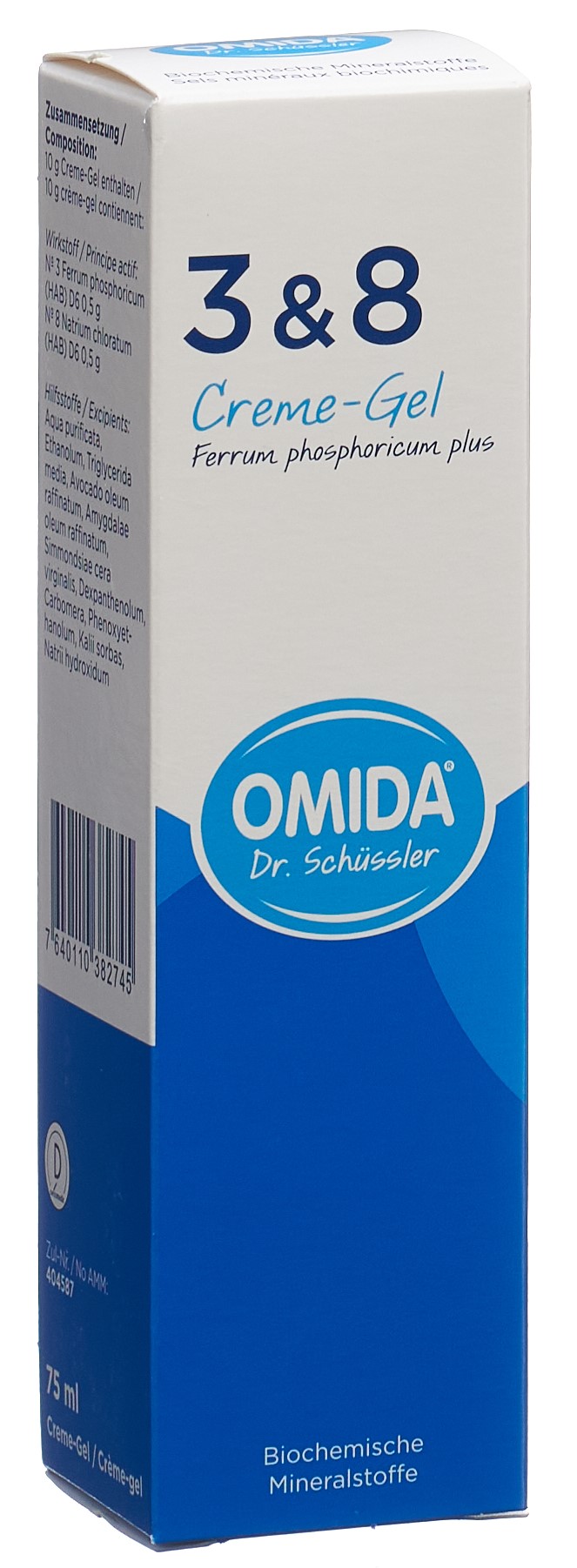 OMIDA SCHÜSSLER Nr3&8 Ferr pho plus Cre-Gel 75 ml