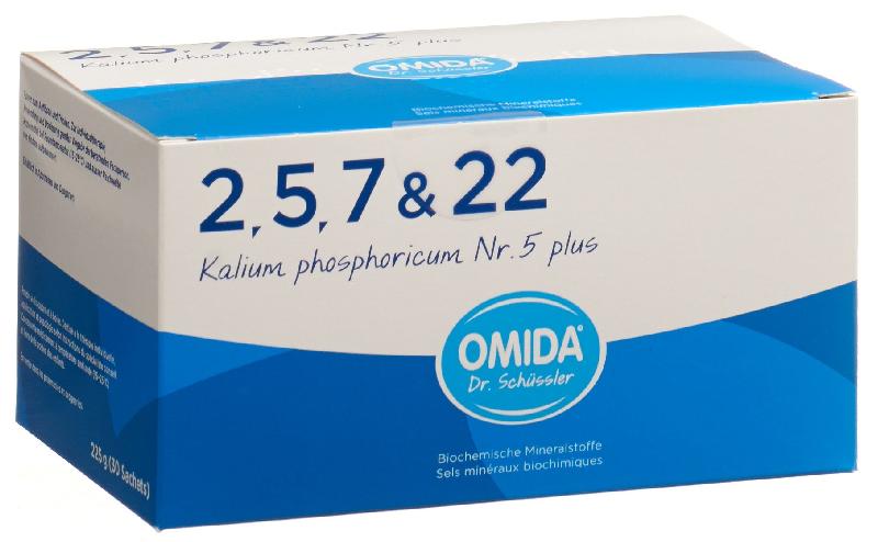 OMIDA SCHÜSSLER Nr5 Kal phos plus Plv Btl 30 Stk
