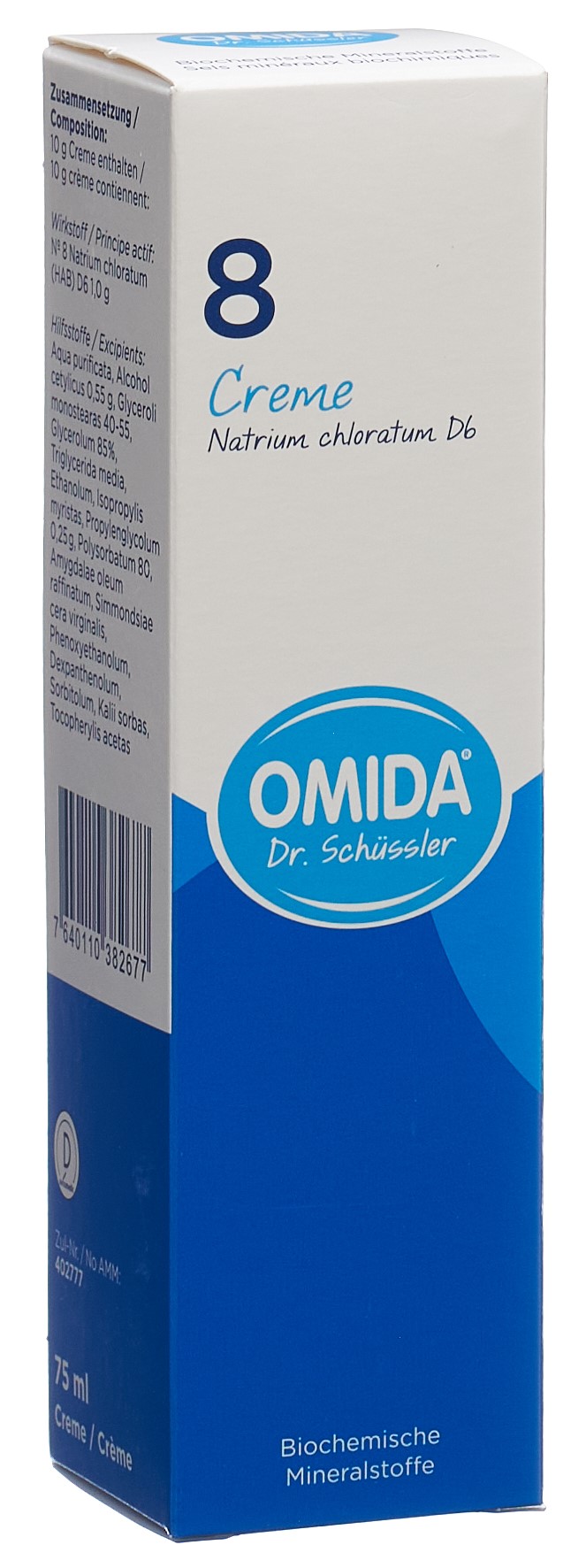 OMIDA SCHÜSSLER Nr8 Natr chlor Creme D 6 Tb 75 ml