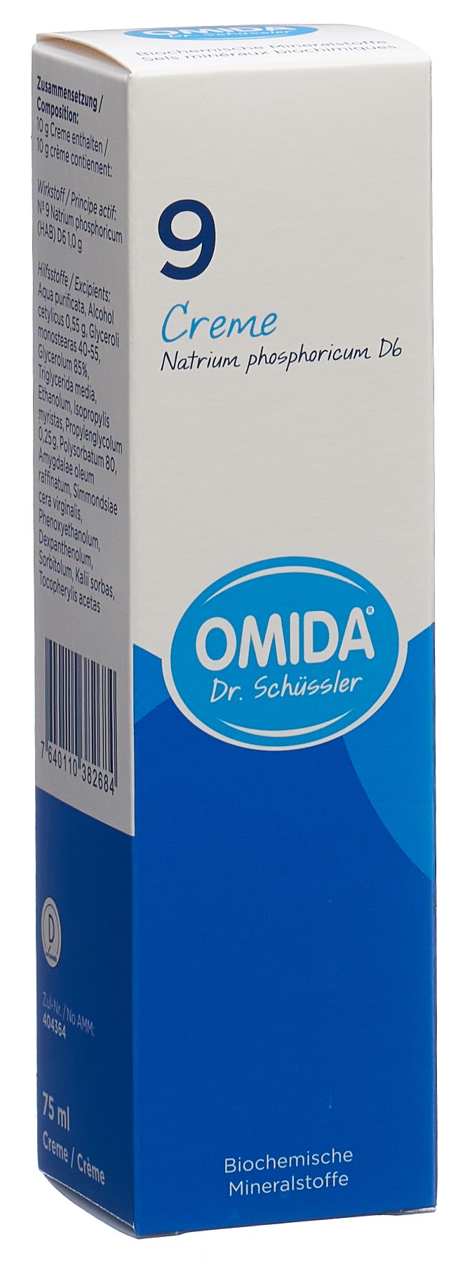 OMIDA SCHÜSSLER Nr9 Natr phos Creme D 6 Tb 75 ml