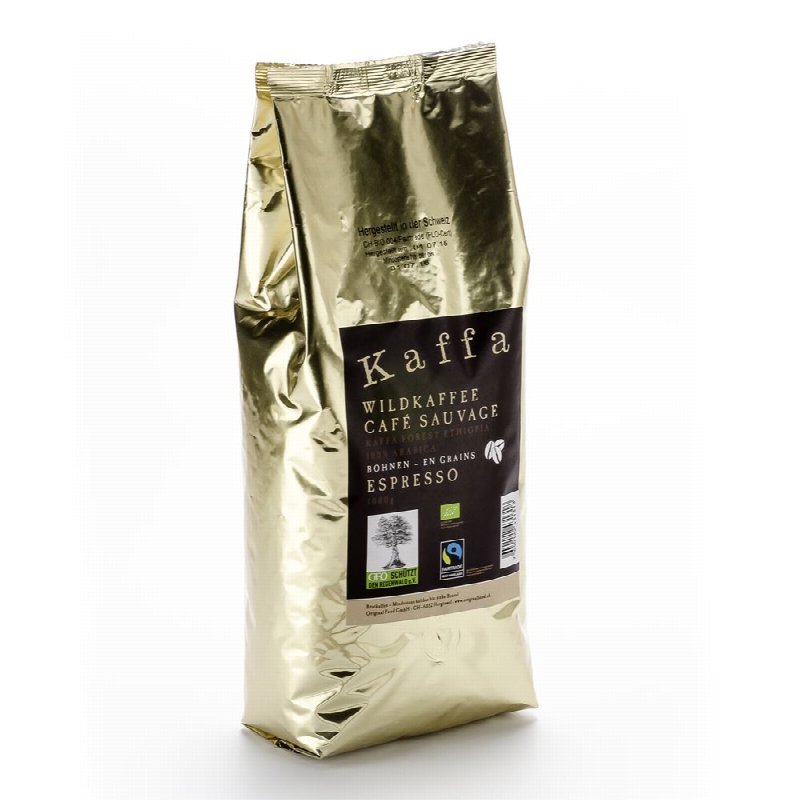 ORIG FOOD Wildkaffee Kaffa Espresso Bohnen 1 kg