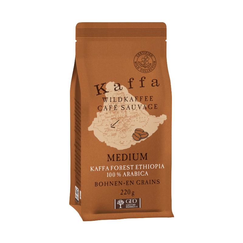 ORIG FOOD Wildkaffee Kaffa Medium Bohnen 220 g