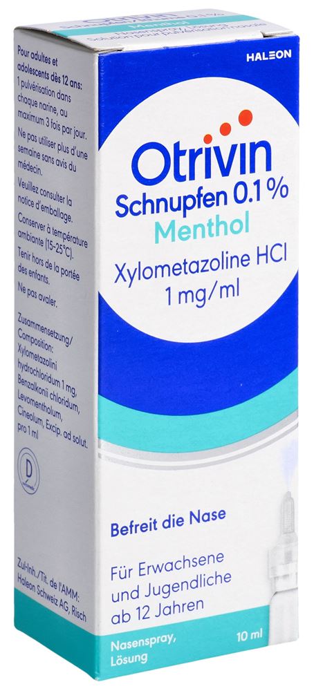 OTRIVIN Schnupfen Dosierspray 0.1 % Menthol 10 ml