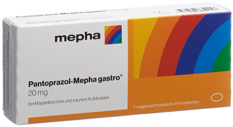 PANTOPRAZOL Mepha gastro Filmtabl 20 mg 14 Stk
