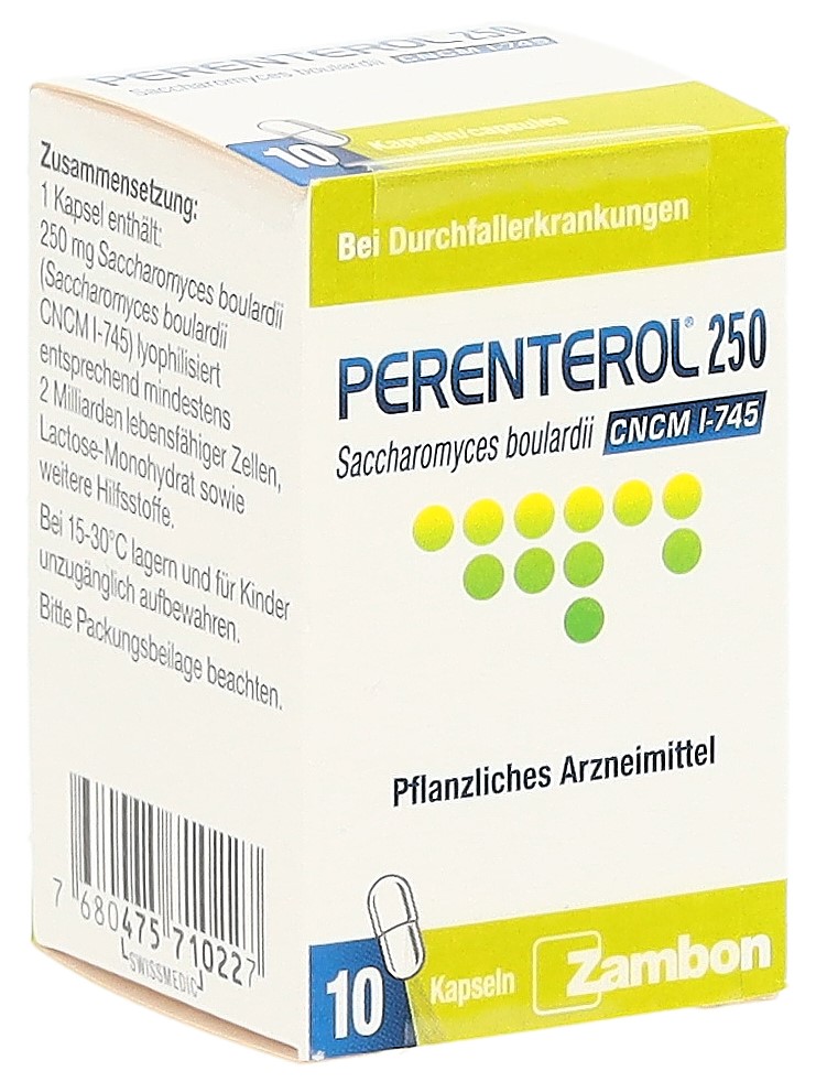 PERENTEROL Kaps 250 mg 20 Stk
