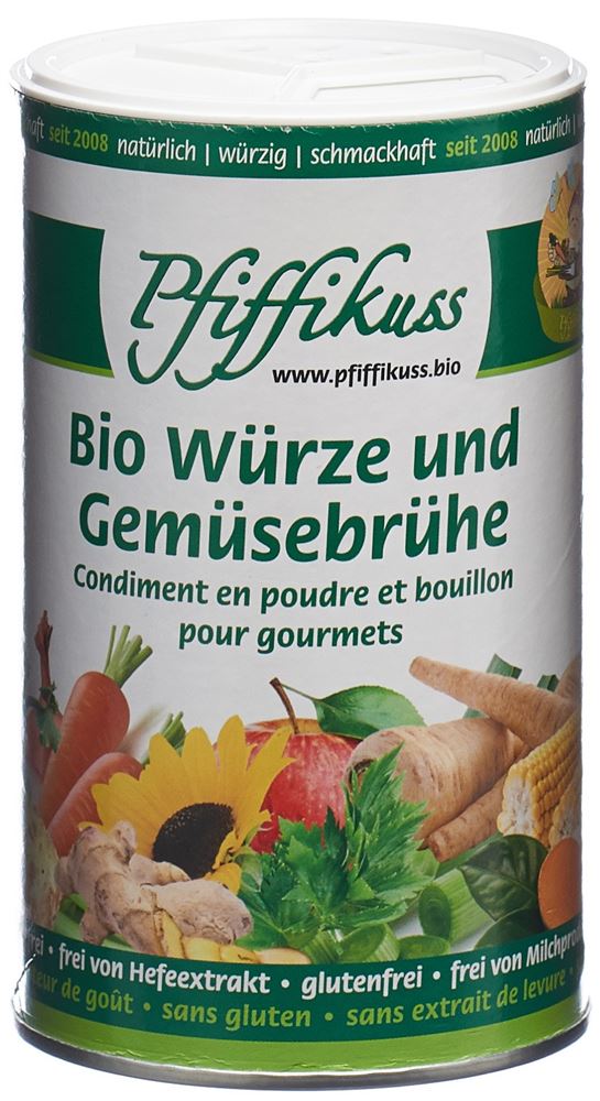 PFIFFIKUSS Gourmet Streuwürze Gemüsebrüh Bio 250 g