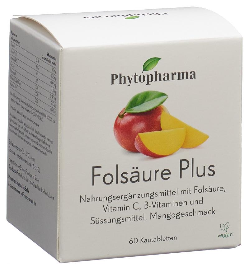 PHYTOPHARMA Folsäure Plus Kautabl 60 Stk