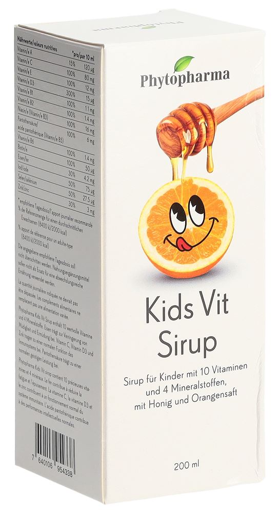 PHYTOPHARMA Kids-Vit Sirup Glasfl 200 ml
