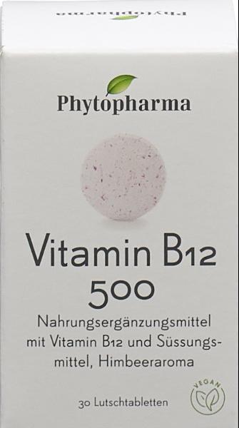 PHYTOPHARMA Vitamin B12 Lutschtabl 500 mcg 30 Stk