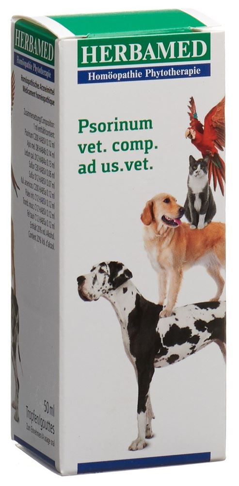 PSORINUM vet. comp Tropfen ad us. vet. Fl 50 ml
