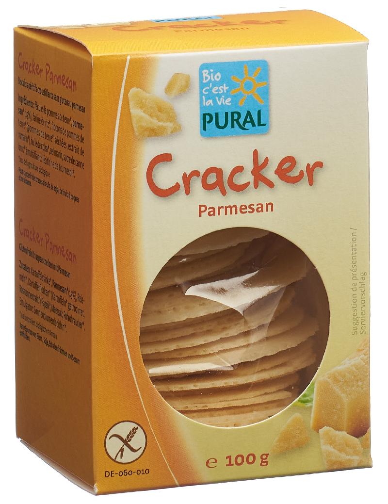 PURAL Cräcker Parmesan glutenfrei Bio 100 g