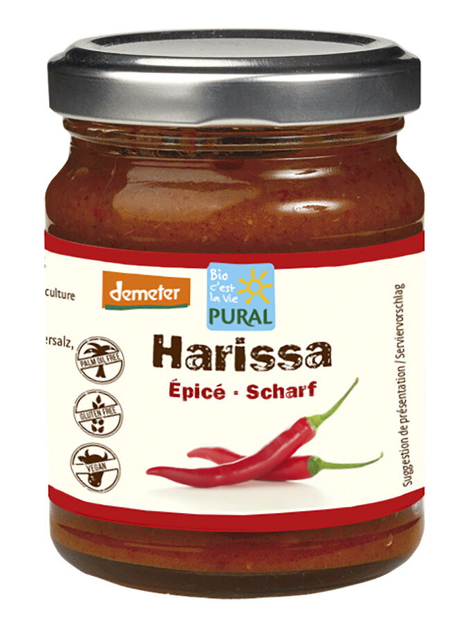 PURAL Harissa demeter Bio Glas 125 g