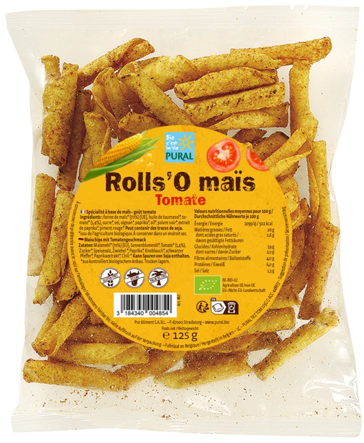 PURAL Mais Chips Natur Bio 125 g