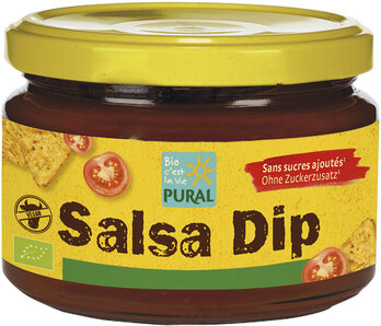 Pural Salsa Dip Sauce mild 260g Bio vegan gf