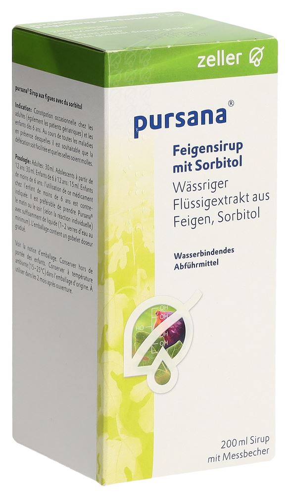 PURSANA Feigensirup mit Sorbitol 200 ml