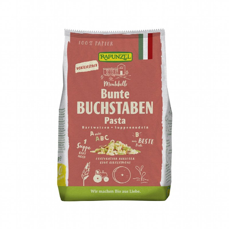 Rapunzel Buchstabensuppe Semola Bunt