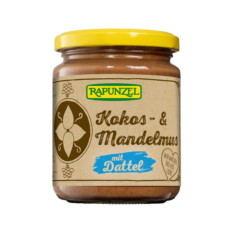 RAPUNZEL Kokos-Mandelmus mit Dattel Glas 250 g