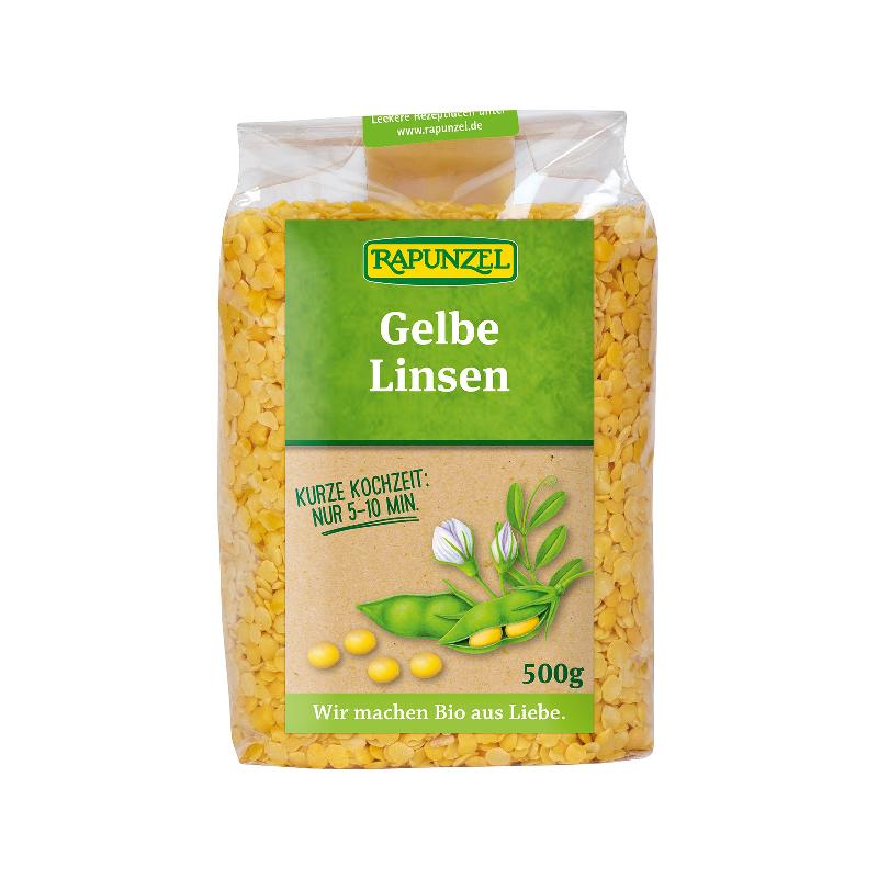 RAPUNZEL Linsen gelb 500 g