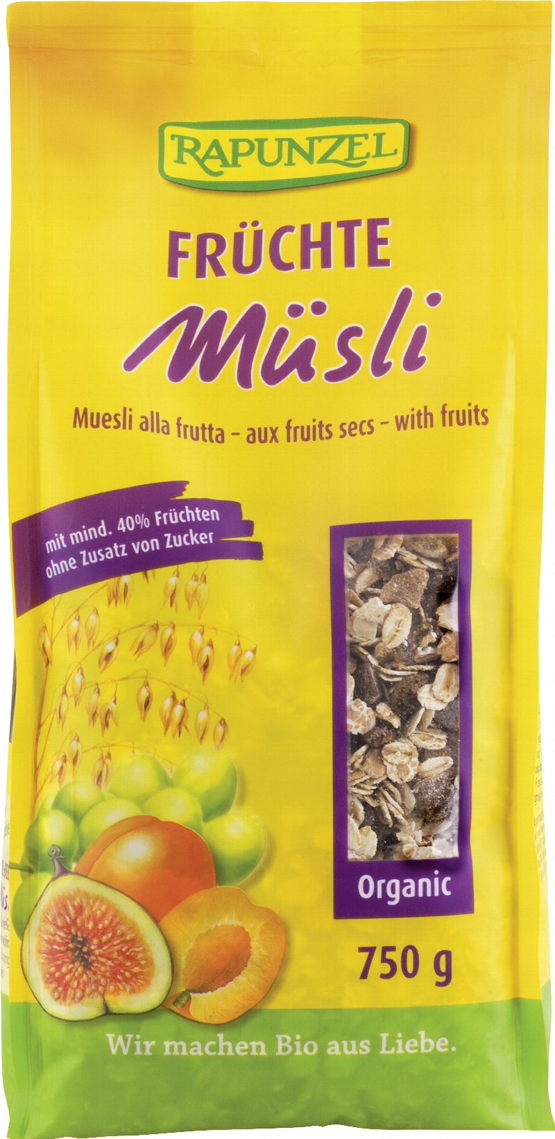 RAPUNZEL Müsli Hafer-Frucht Btl 500 g