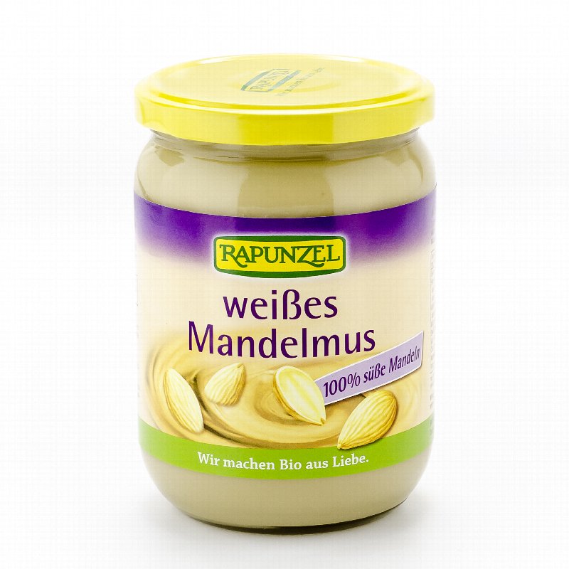 RAPUNZEL Mandelmus weiss Bio Glas 500 g