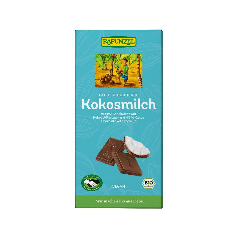 RAPUNZEL Schokolade Kokosmilch 80 g