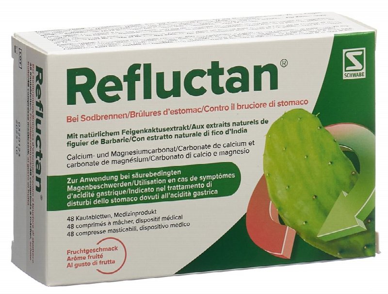 REFLUCTAN Kautabl Frucht Blist 48 Stk
