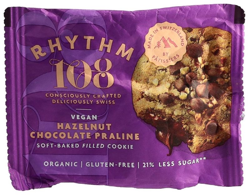 RHYTHM108 Hazelnut Choc Praline Biscuit 135 g