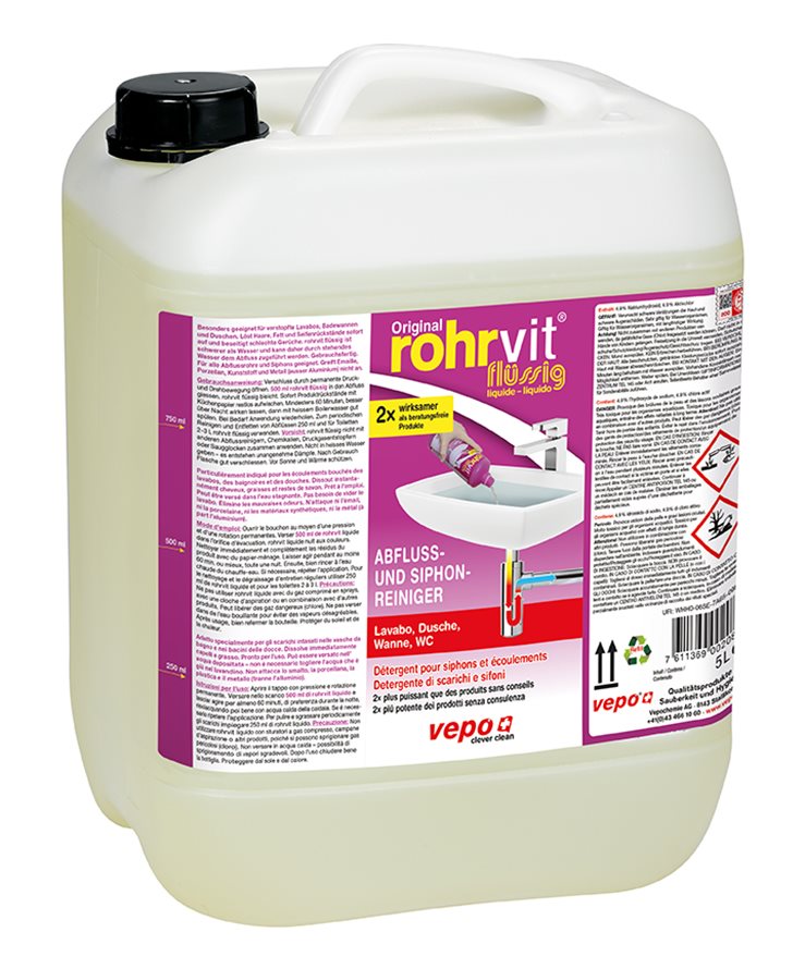 ROHRVIT Ablaufreiniger liq gebrauchsfertig 1000 ml