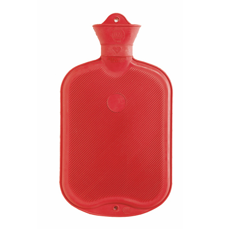 SÄNGER Wärmflasche 2l Lamelle 1seitig rot
