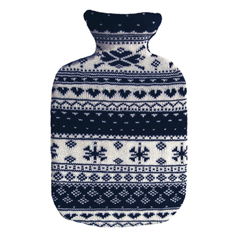 SÄNGER Wärmflasche 2l Strickbezug Flocke