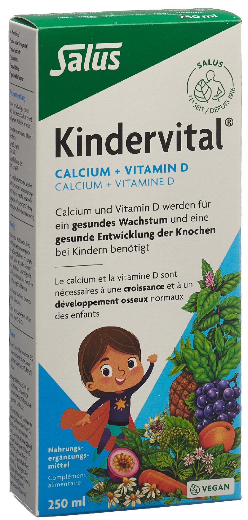 SALUS Kindervital Multivitamin Calc Fl 250 ml