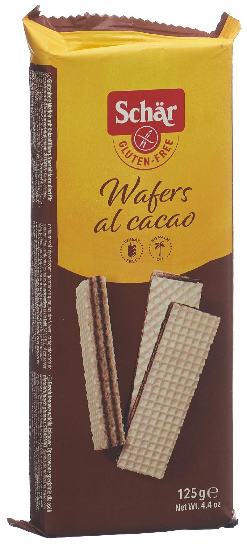 SCHÄR Kakao Waffeln glutenfrei 125 g