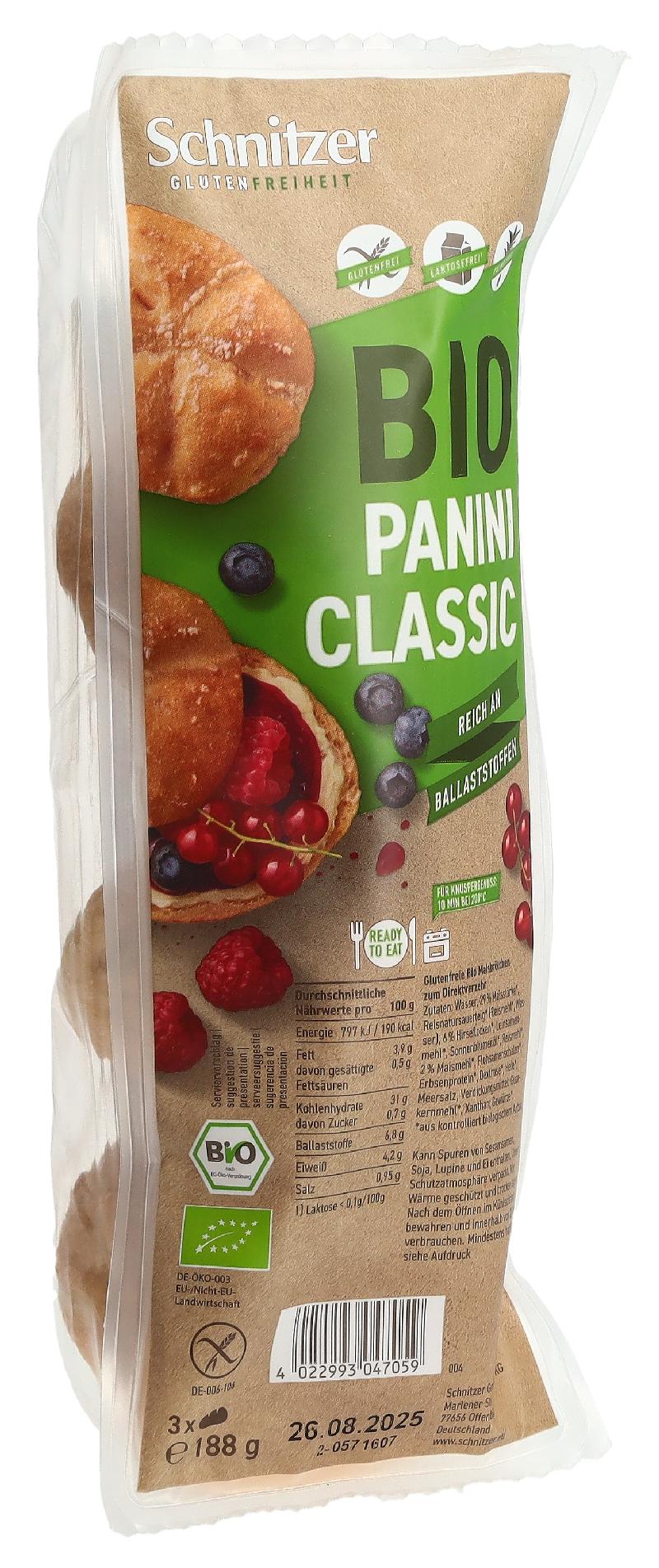 SCHNITZER Panini Classic hell Bio 188 g