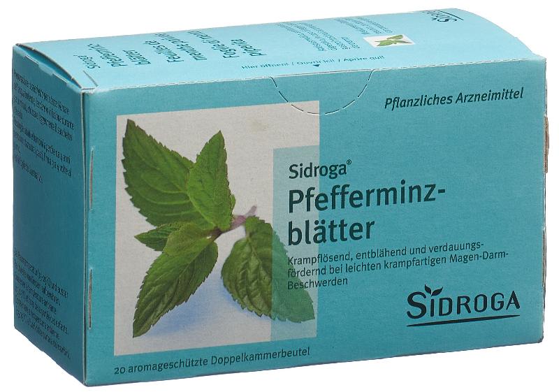SIDROGA Pfefferminzblätter 20 Btl 1.5 g