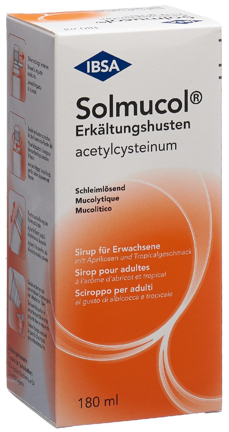 SOLMUCOL Erkältungshusten Sirup 200 mg/10ml 180 ml