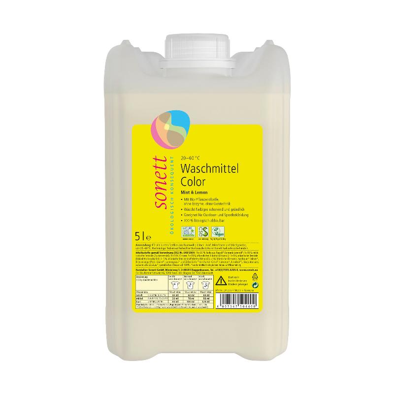 SONETT Waschmittel Color 20°- 60°C Mint Le 1.5 lt