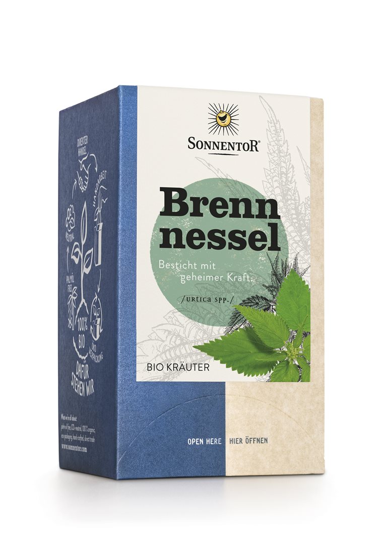 SONNENTOR Brennessel Tee BIO Btl 18 Stk