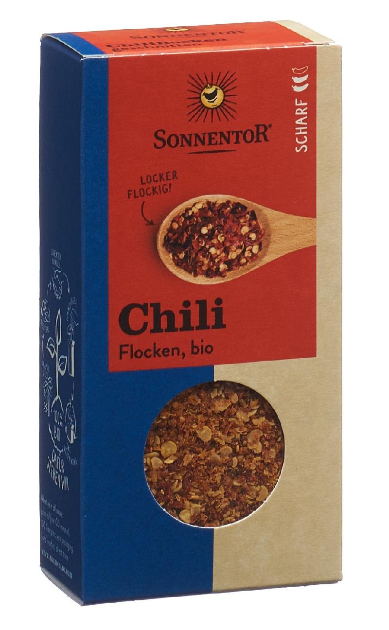 SONNENTOR Chili Flocken BIO Btl 45 g