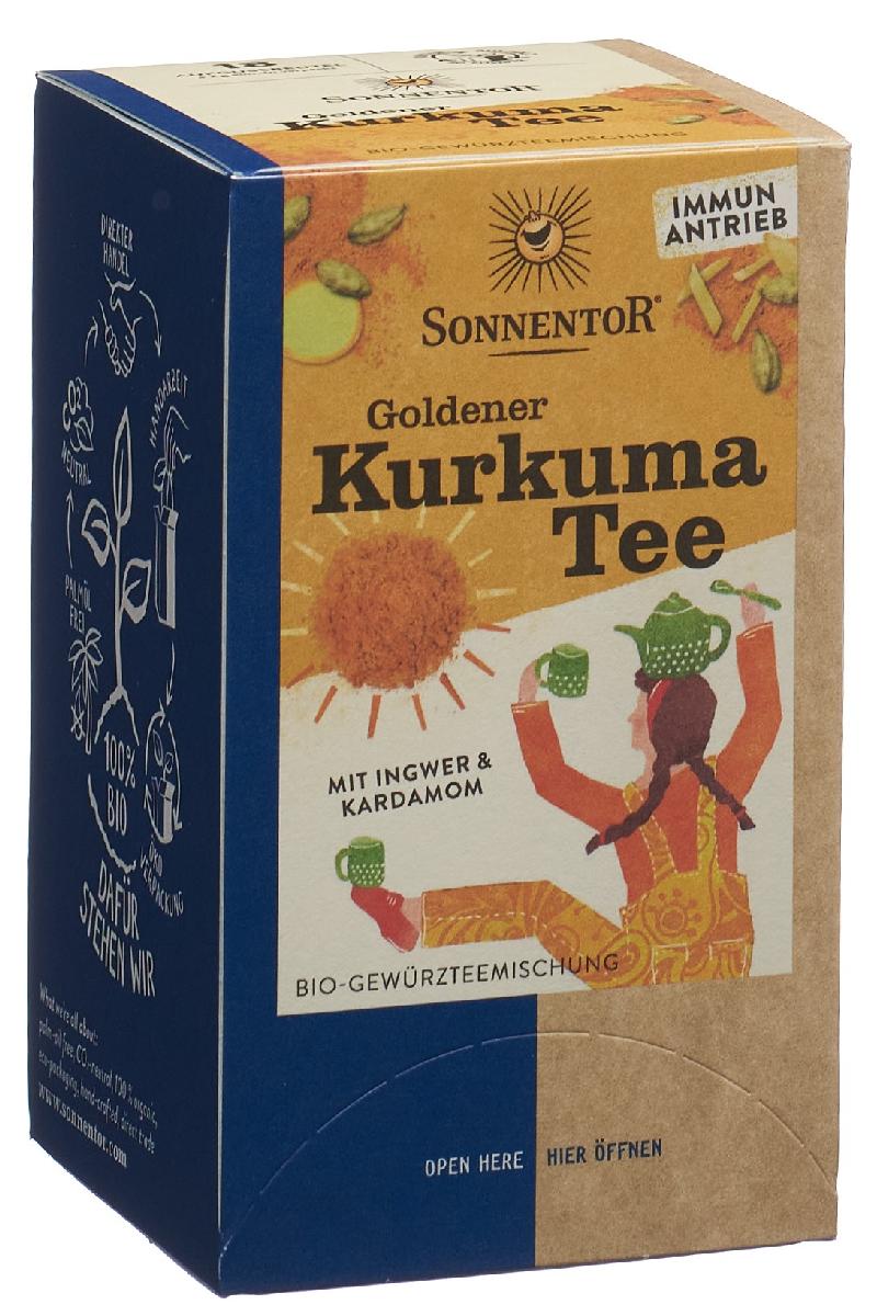 SONNENTOR goldener Kurkuma Tee BIO Btl 18 Stk