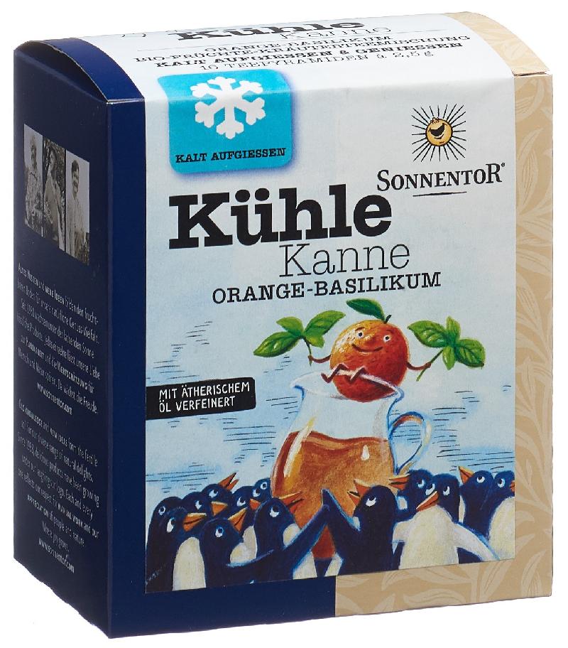 SONNENTOR Kühle Kanne Teepyr Oran-Basi BIO 16 Stk